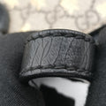 Pre-owned Gucci GG Supreme Bosco PATCHED Black PVC coated canvas 473887 handbag | stylenewstar
