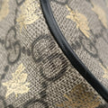 Pre-owned Gucci GG Supreme Bosco PATCHED Black PVC coated canvas 473887 handbag | stylenewstar