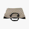 Pre-owned Gucci GG Supreme Bosco PATCHED Black PVC coated canvas 473887 handbag | stylenewstar