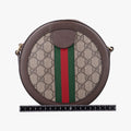 Pre-owned Gucci Ophidia Brown×beige×multi PVC coated canvas×Leather 550618 shoulderbag | stylenewstar