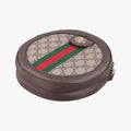 Pre-owned Gucci Ophidia Brown×beige×multi PVC coated canvas×Leather 550618 shoulderbag | stylenewstar