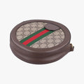 Pre-owned Gucci Ophidia Brown×beige×multi PVC coated canvas×Leather 550618 shoulderbag | stylenewstar