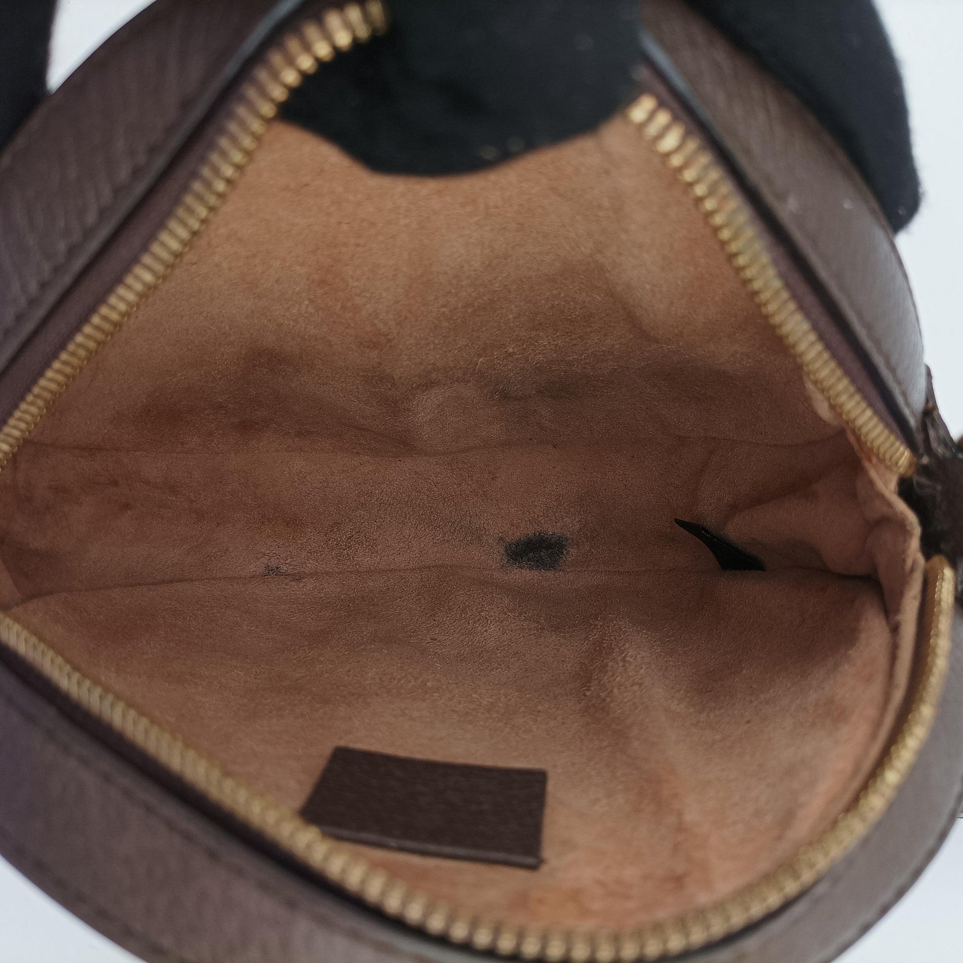 Pre-owned Gucci Ophidia Brown×beige×multi PVC coated canvas×Leather 550618 shoulderbag | stylenewstar