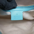 Pre-owned Gucci HORSEBIT 1955 Blue Leather × Straw 621144 shoulderbag | stylenewstar