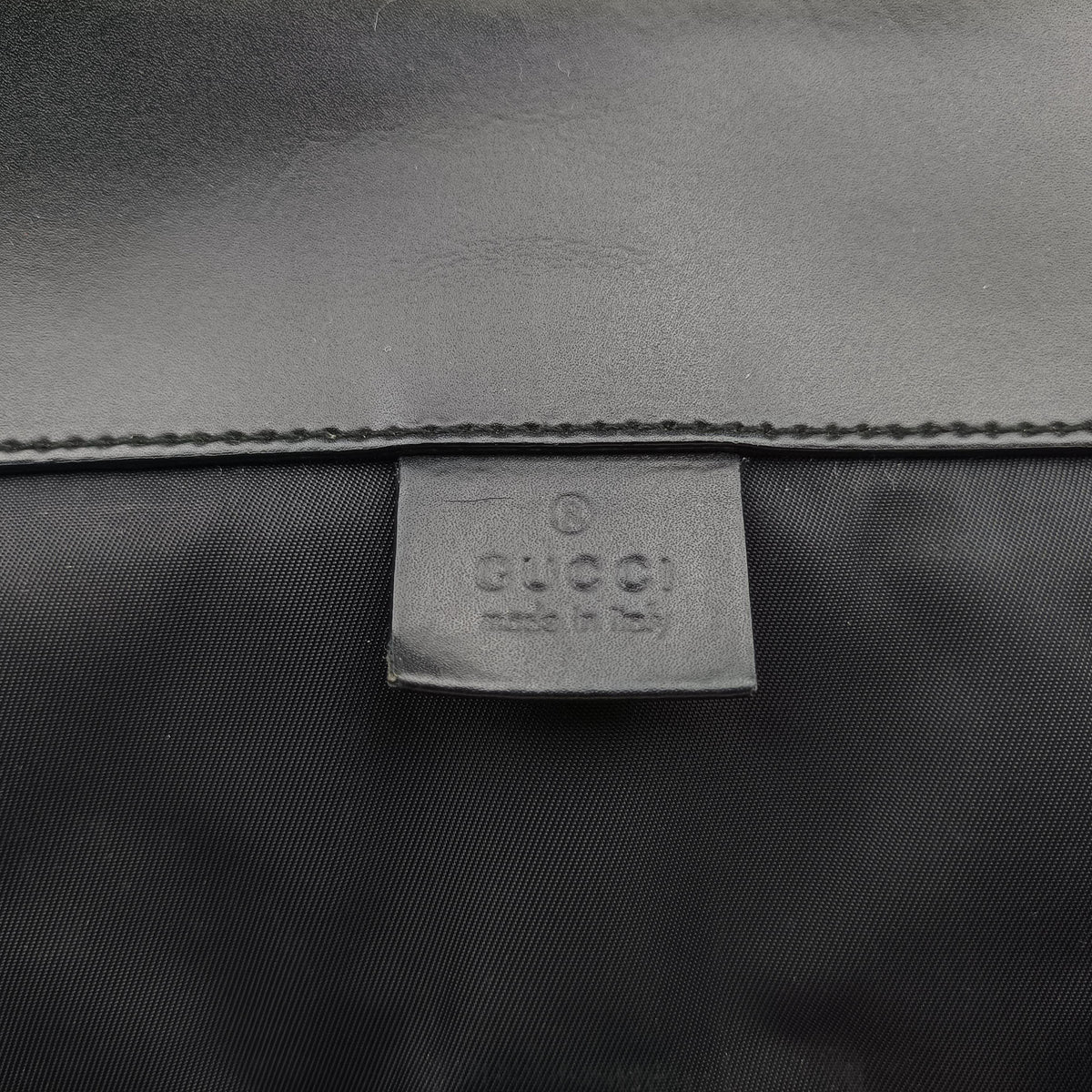 Pre-owned Gucci GG Supreme Beige x Black PVC coated canvas×Leather 450958 backpack/rucksack | stylenewstar