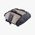 Pre-owned Gucci GG Supreme Beige x Black PVC coated canvas×Leather 450958 backpack/rucksack | stylenewstar