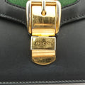 Sylvie Black×Green×Red Leather 421882 A021568744シルヴィ ブラック×グリーン×レッド レザー 421882 A021568744