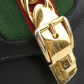 Sylvie Black×Green×Red Leather 421882 A021568744シルヴィ ブラック×グリーン×レッド レザー 421882 A021568744