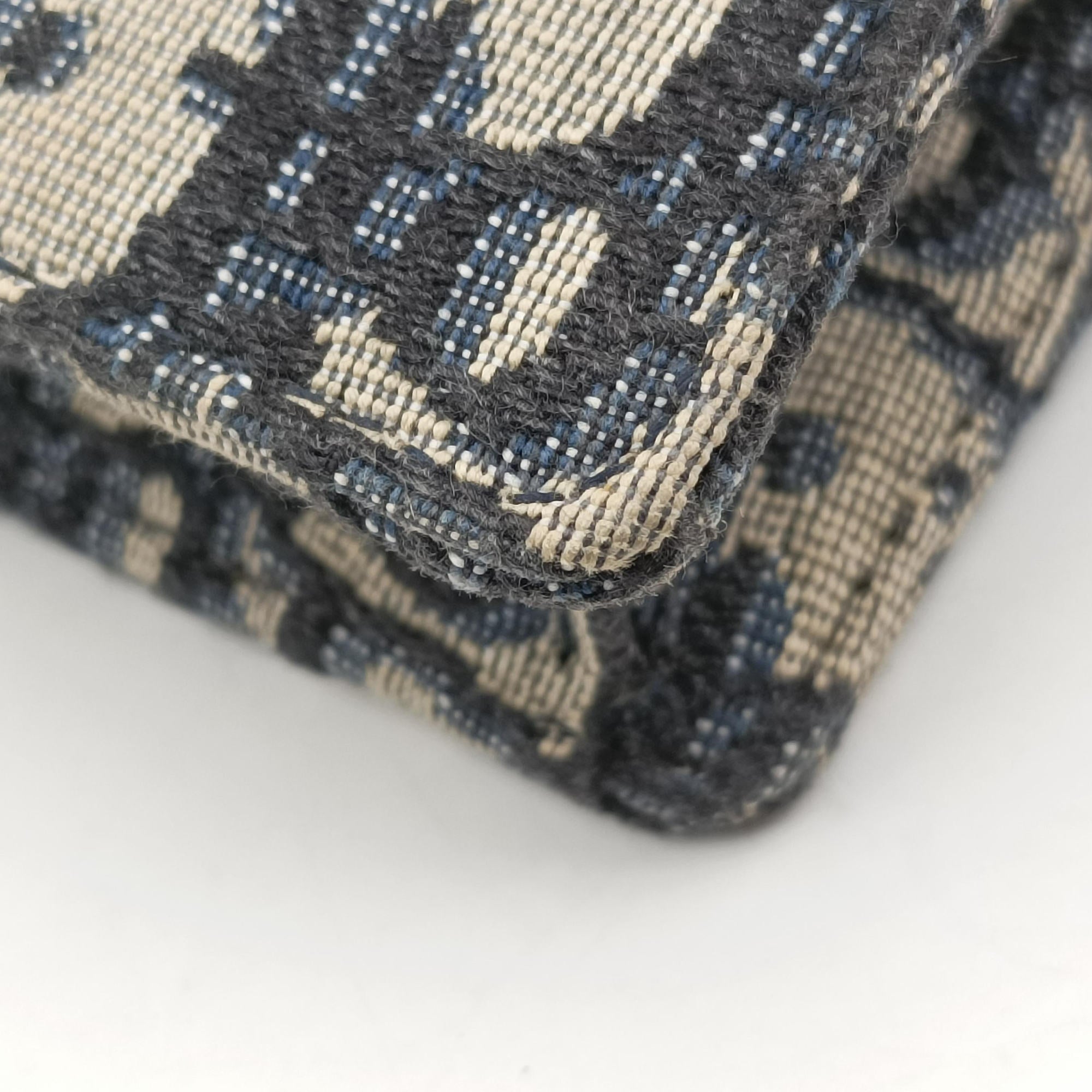 Saddle Navy jacquard×Leather 12-MA-0149サドル ネイビー ジャガード×レザー 12-MA-0149