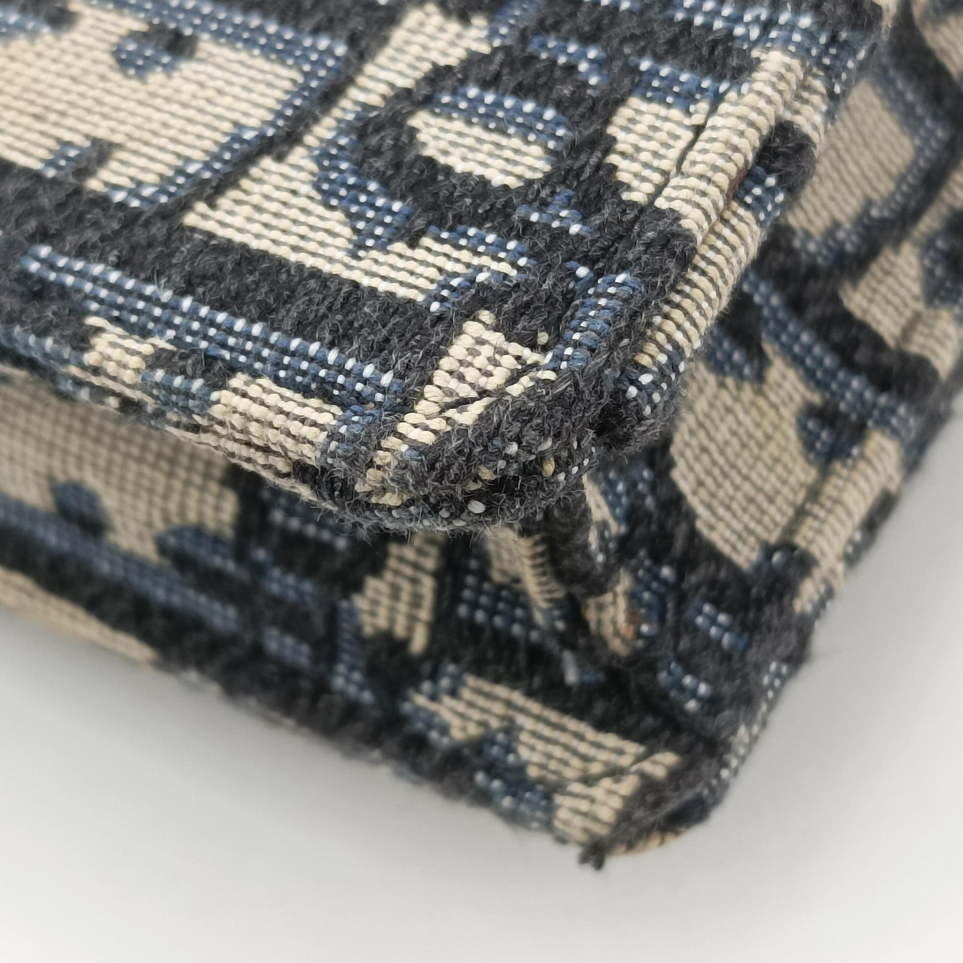 Saddle Navy jacquard×Leather 12-MA-0149サドル ネイビー ジャガード×レザー 12-MA-0149