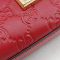 Padlock Red Leather 409487 D019780442パドロック レッド レザー 409487 D019780442