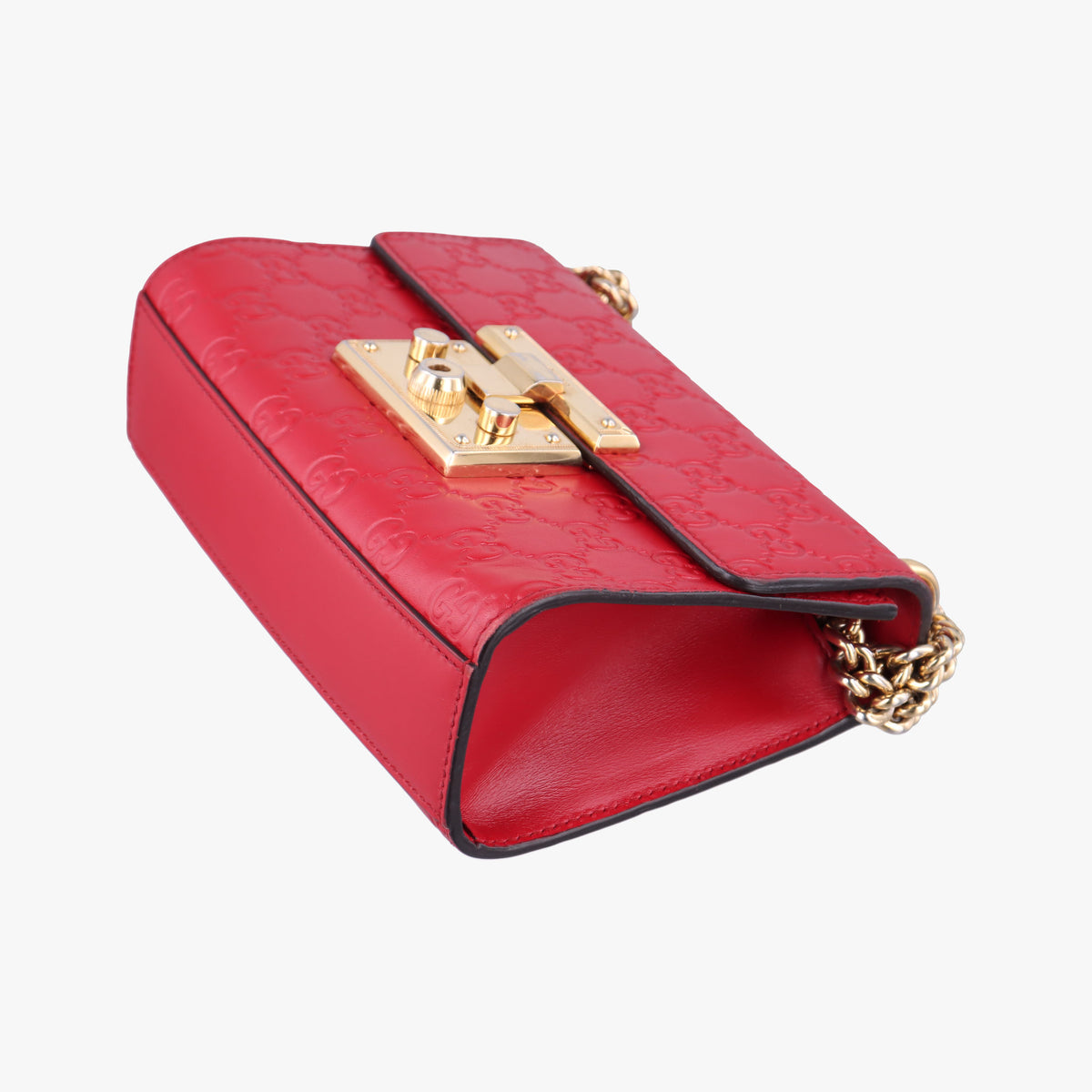 Padlock Red Leather 409487 D019780442パドロック レッド レザー 409487 D019780442
