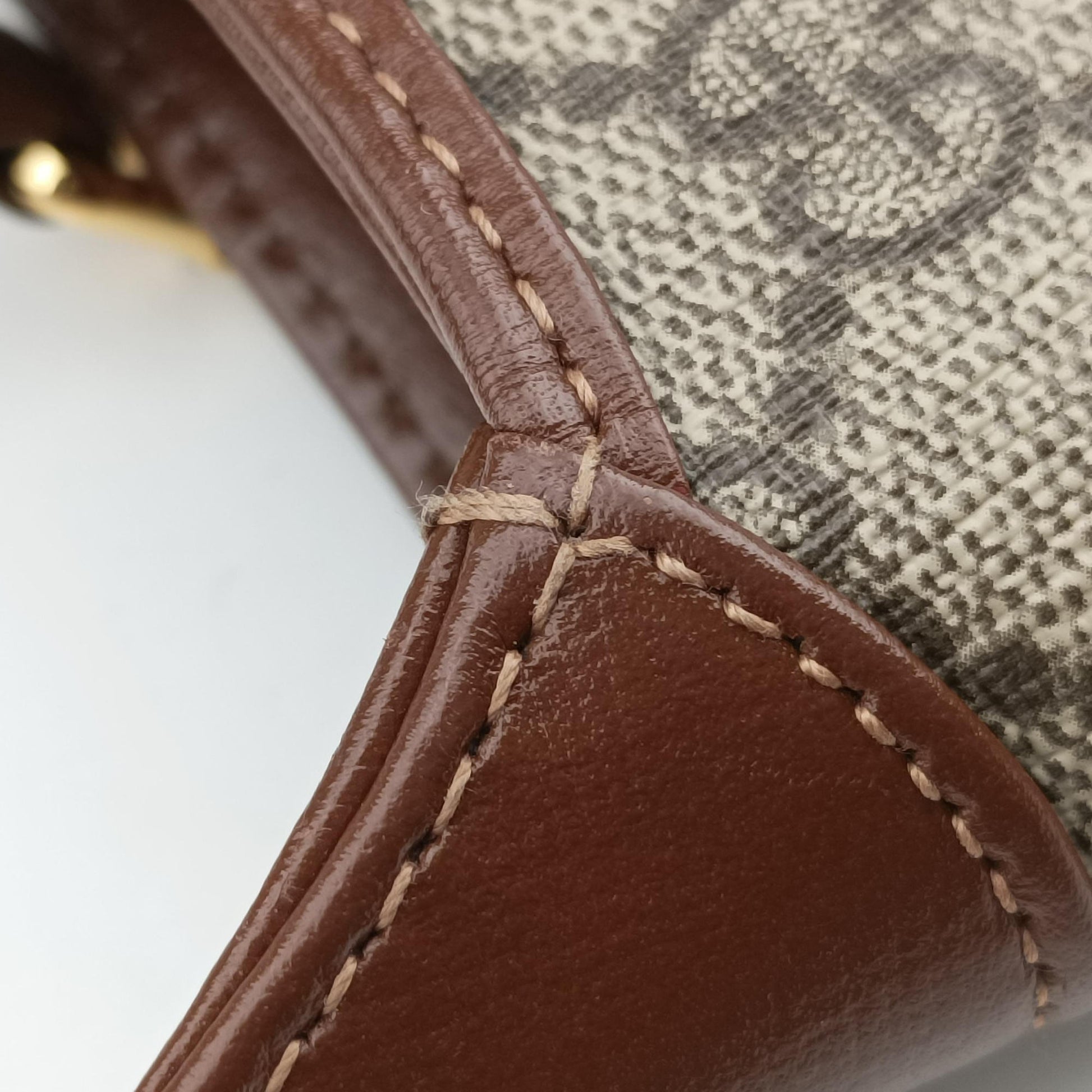 Jackie 1961 GG Supreme Brown PVC coated canvas×Leather 637092 G034082709ジャッキー 1961 GGスプリーム ブラウン PVCコーティングキャンバス×レザー 637092 G034082709