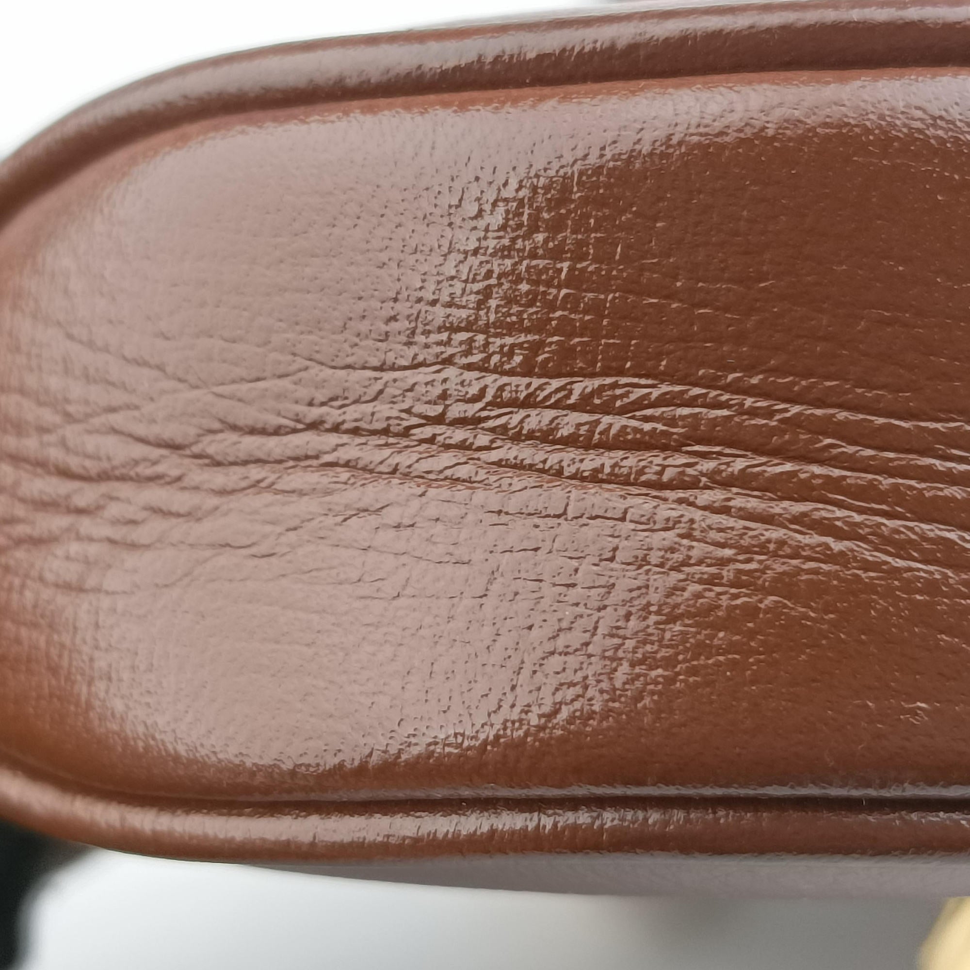 Jackie 1961 GG Supreme Brown PVC coated canvas×Leather 637092 G034082709ジャッキー 1961 GGスプリーム ブラウン PVCコーティングキャンバス×レザー 637092 G034082709