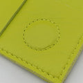 CASSETTE Green lambskin B09834635Tカセット グリーン ラムスキン B09834635T