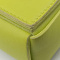 CASSETTE Green lambskin B09834635Tカセット グリーン ラムスキン B09834635T