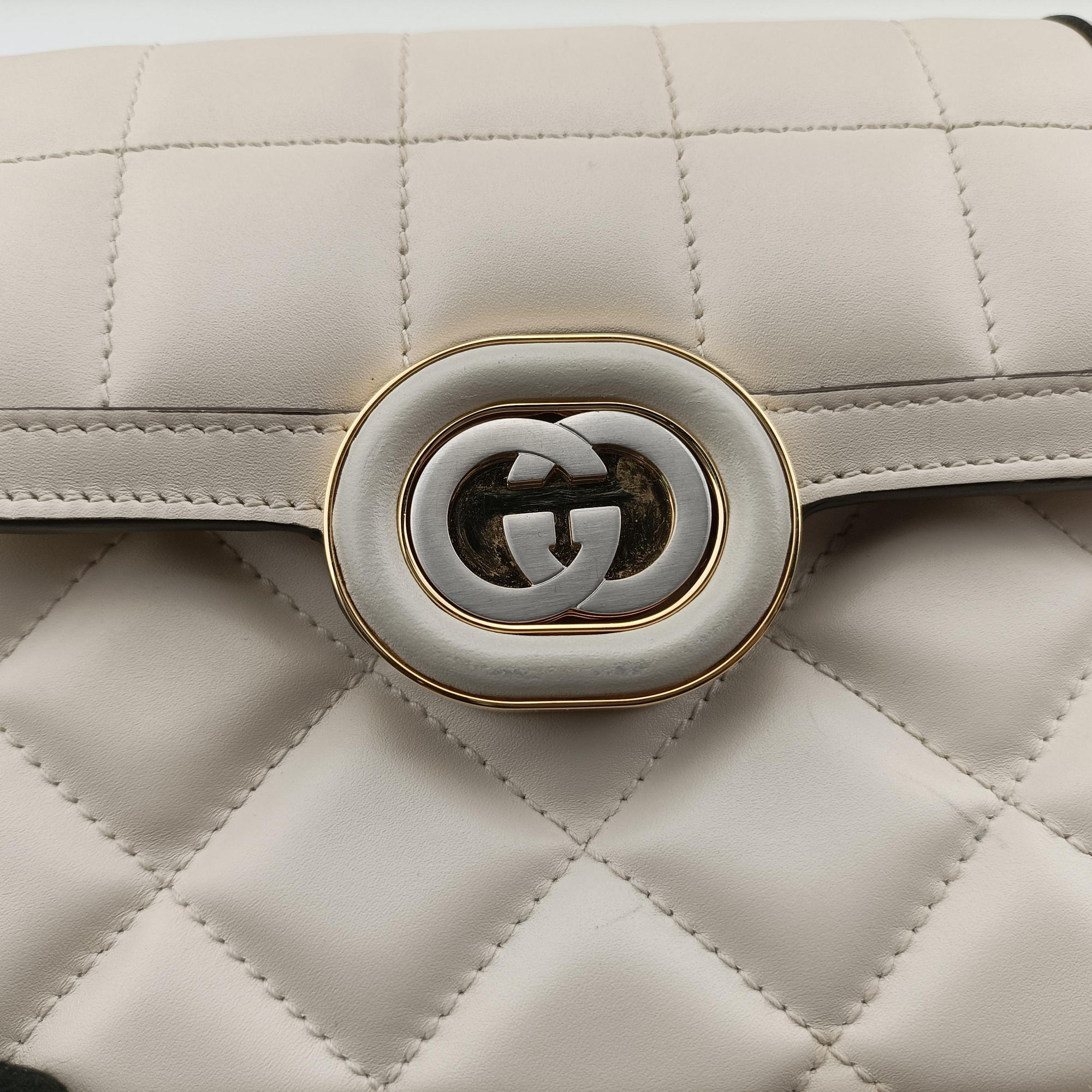 Mini Deco White Leather 741457 520981 H041048577ミニデコ ホワイト レザー 741457 520981 H041048577