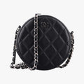 Matelasse Round Black lambskin AP0245 28493950マトラッセ ラウンド ブラック ラムスキン AP0245 28493950