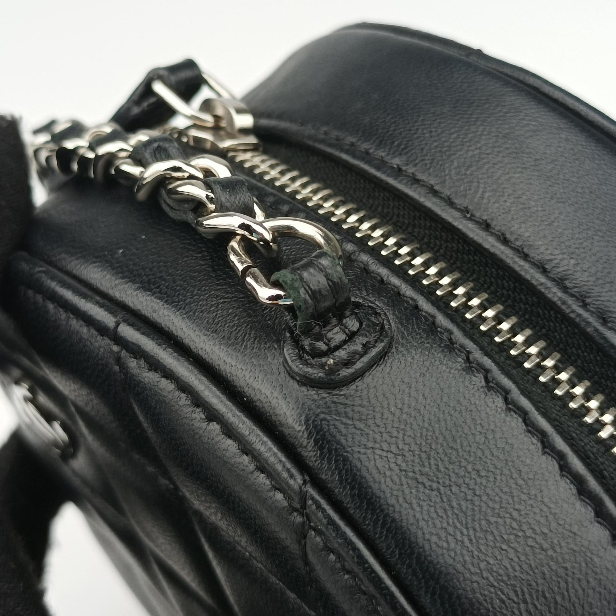Matelasse Round Black lambskin AP0245 28493950マトラッセ ラウンド ブラック ラムスキン AP0245 28493950