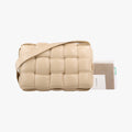 Padded CASSETTE Beige lambskin B09211443Sパデッド カセット ベージュ ラムスキン B09211443S