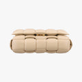 Padded CASSETTE Beige lambskin B09211443Sパデッド カセット ベージュ ラムスキン B09211443S