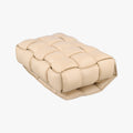 Padded CASSETTE Beige lambskin B09211443Sパデッド カセット ベージュ ラムスキン B09211443S