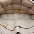 Padded CASSETTE Beige lambskin B09211443Sパデッド カセット ベージュ ラムスキン B09211443S