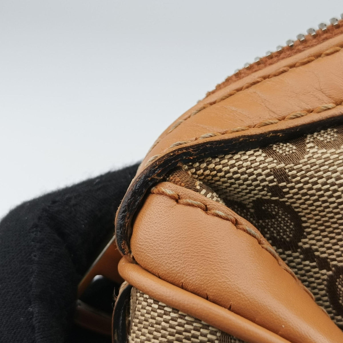 Secondhand Gucci Sherry Line Multicolour canvas×leather 247205 handbag | stylenewstar