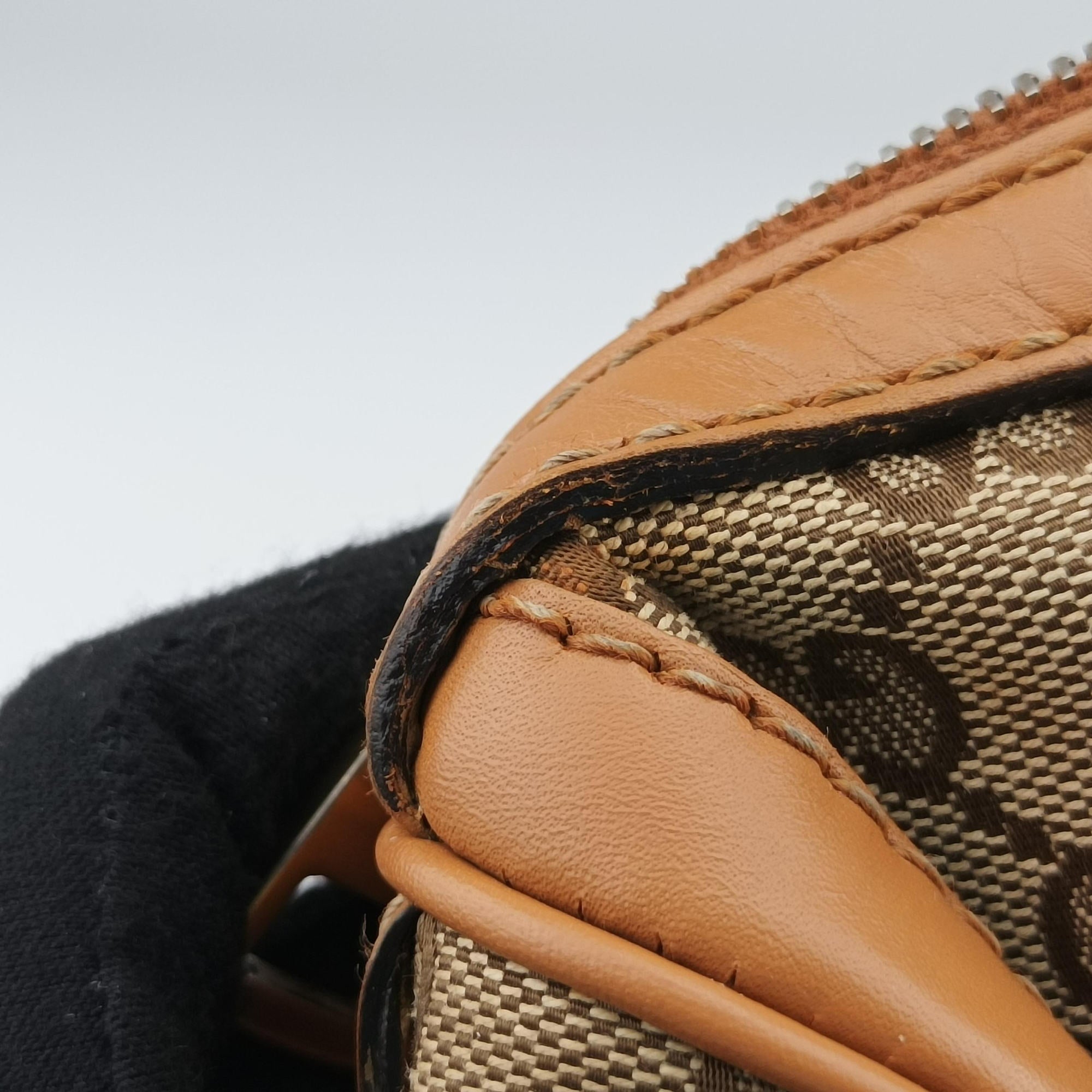 Secondhand Gucci Sherry Line Multicolour canvas×leather 247205 handbag | stylenewstar