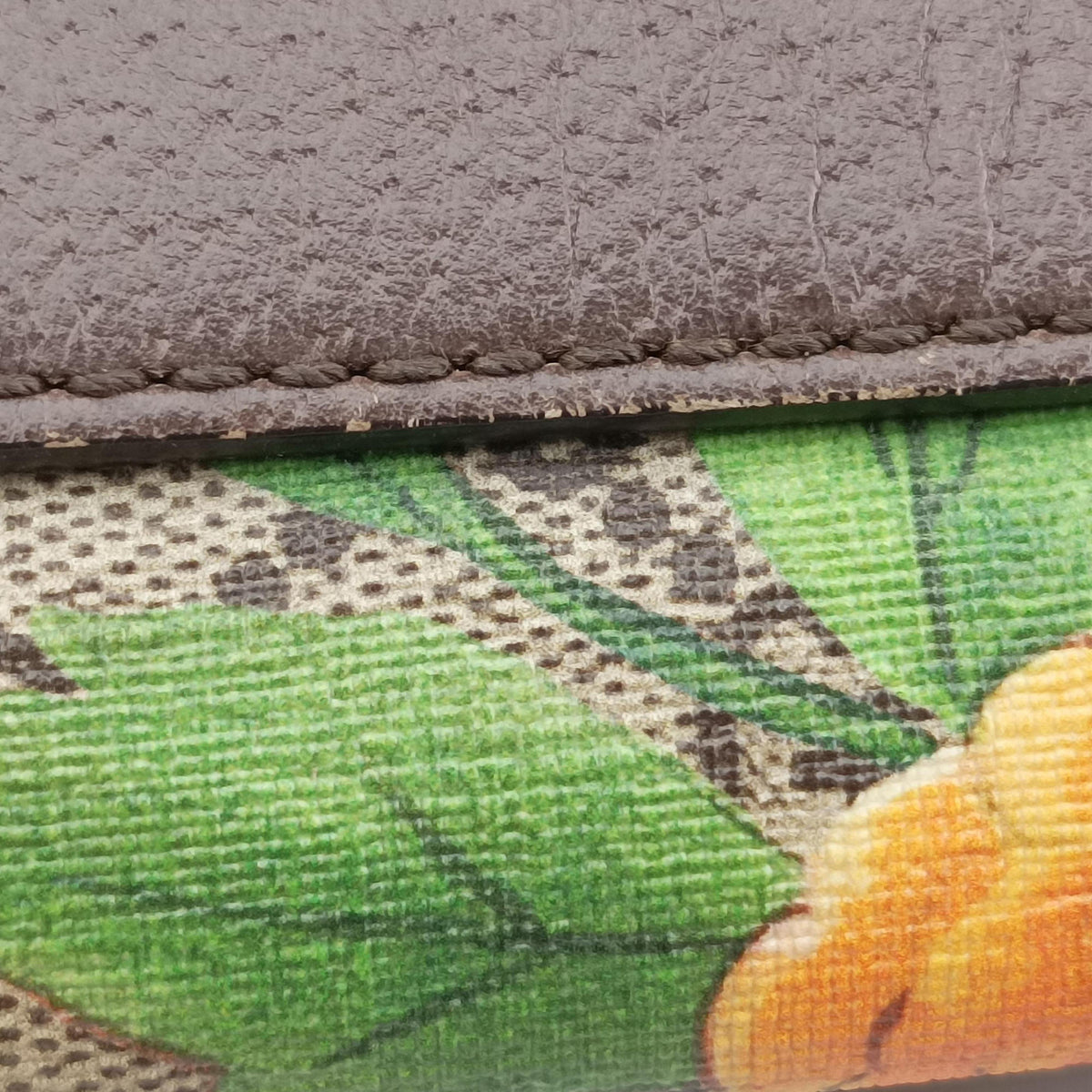 GG Supreme Bengal Brown×Multicolour PVC coated canvas×Leather 428027 H019493071GGスプリーム ベンガル ブラウン×マルチカラー PVCコーティングキャンバス×レザー 428027 H019493071