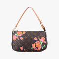Secondhand Louis Vuitton Pochette Accessoires brown×multi Monogram Canvas M48615 handbag | stylenewstar