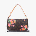 Secondhand Louis Vuitton Pochette Accessoires brown×multi Monogram Canvas M48615 handbag | stylenewstar