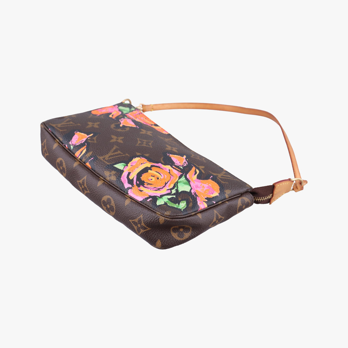 Secondhand Louis Vuitton Pochette Accessoires brown×multi Monogram Canvas M48615 handbag | stylenewstar