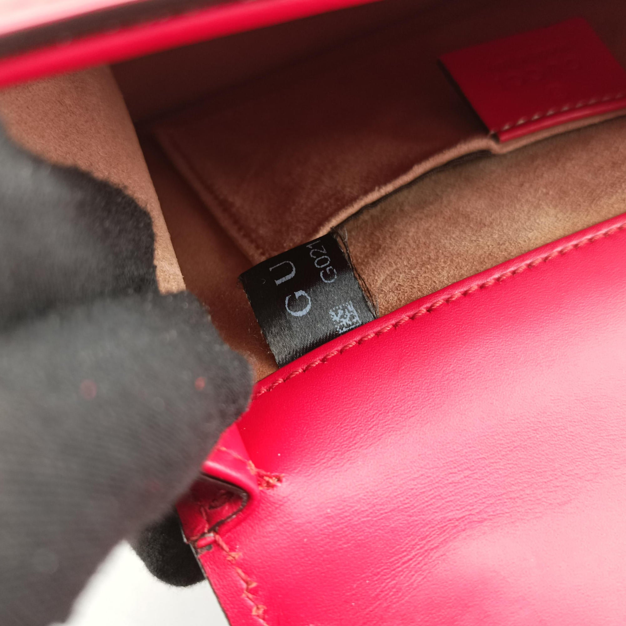 Pre-owned Gucci Sylvie Red Leather 431666 shoulderbag | stylenewstar