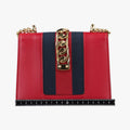 Pre-owned Gucci Sylvie Red Leather 431666 shoulderbag | stylenewstar