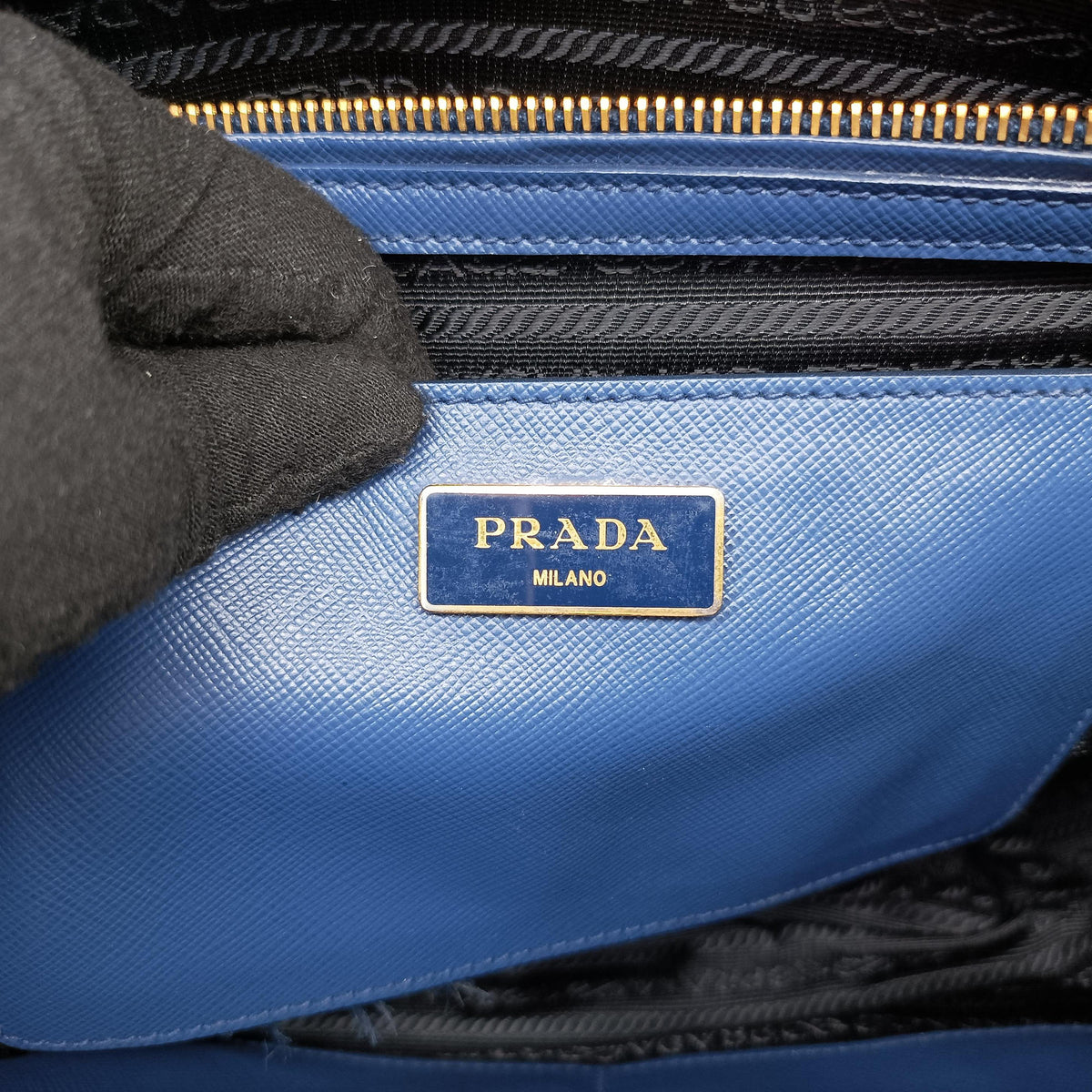 Galleria Blue×black SAFFIANO Leather B1874A 117ガレリア ブルー×ブラック サフィアーノレザー B1874A 117