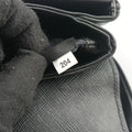 Pre-owned Prada Pattina City chain Black SAFFIANO Leather 1BD009 shoulderbag | stylenewstar