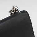 Pre-owned Prada Pattina City chain Black SAFFIANO Leather 1BD009 shoulderbag | stylenewstar