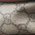 Vintage Gucci Fake/Not GG Supreme Brown PVC coated canvas 636243 clutchbag | stylenewstar