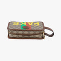 Vintage Gucci Fake/Not GG Supreme Brown PVC coated canvas 636243 clutchbag | stylenewstar