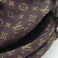 Monogram Mini Lin Saumur 30 Ebene Cotton × Linen × Leather M95227 MB0096モノグラム・ミニ・ラン ソミュール30 エベヌ コットン×リネン × レザー M95227 MB0096