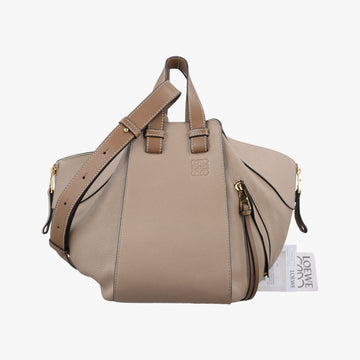 Pre-owned Loewe Hammock Camel Leather  shoulderbag | stylenewstar