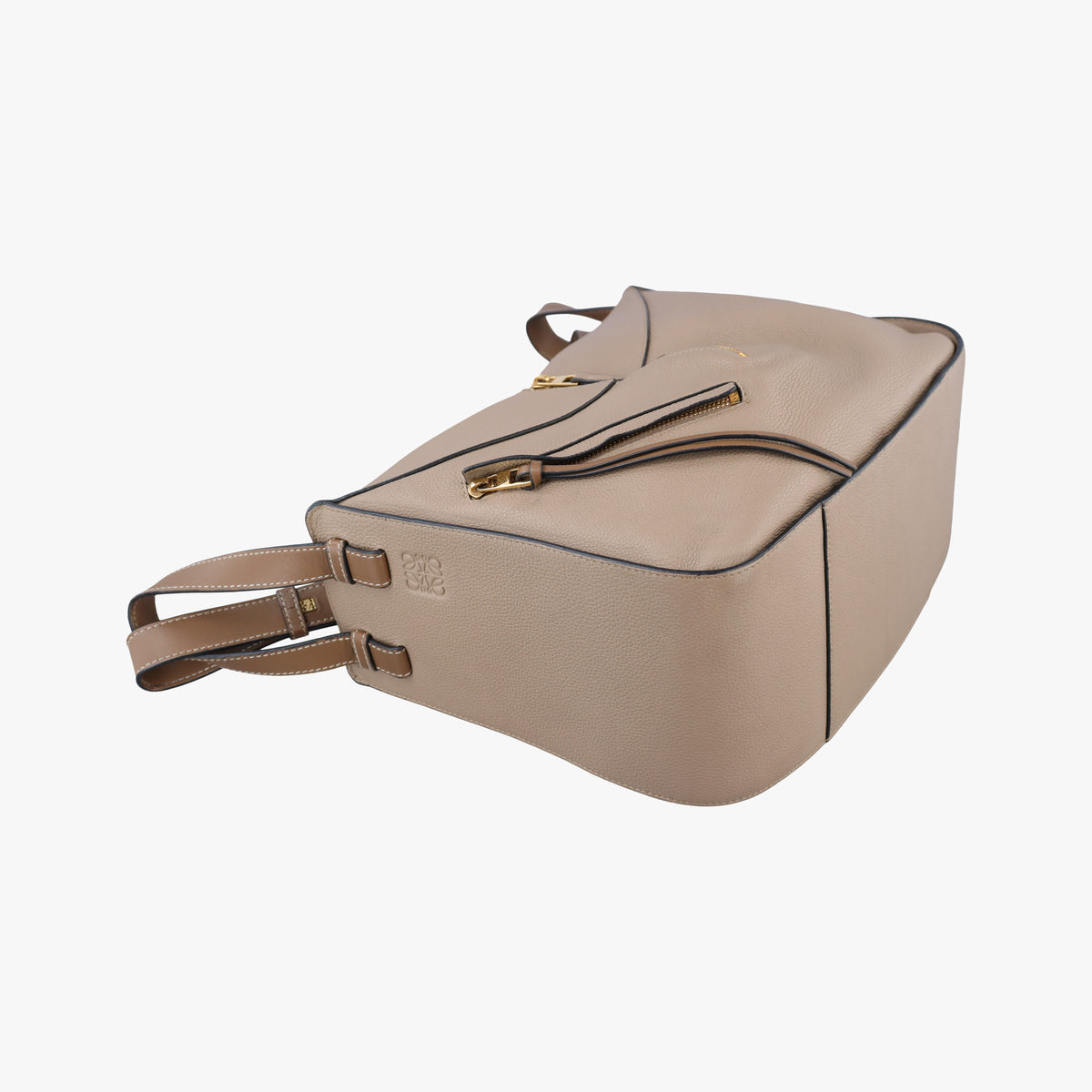 Pre-owned Loewe Hammock Camel Leather  shoulderbag | stylenewstar