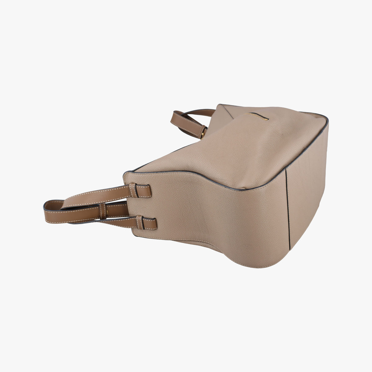 Pre-owned Loewe Hammock Camel Leather  shoulderbag | stylenewstar