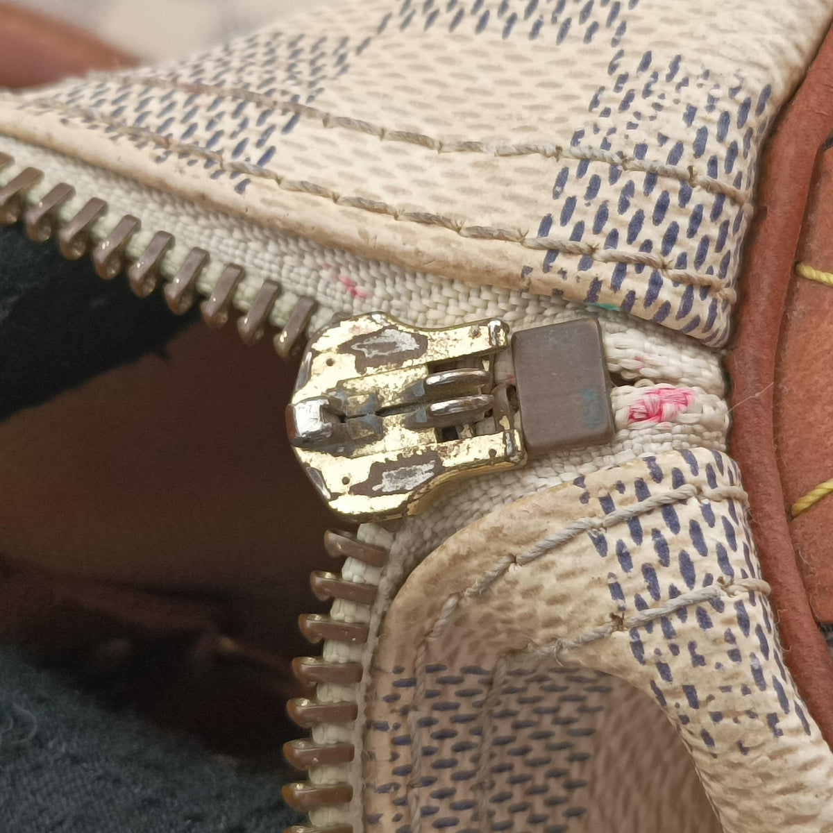 Pre-owned Louis Vuitton Speedy 30 AZUR Damier Canvas N41533 handbag | stylenewstar