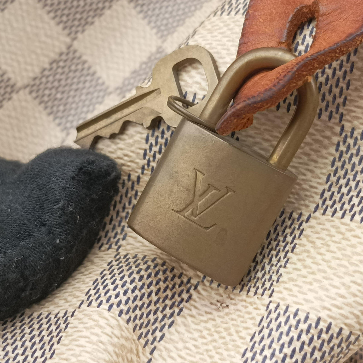 Pre-owned Louis Vuitton Speedy 30 AZUR Damier Canvas N41533 handbag | stylenewstar