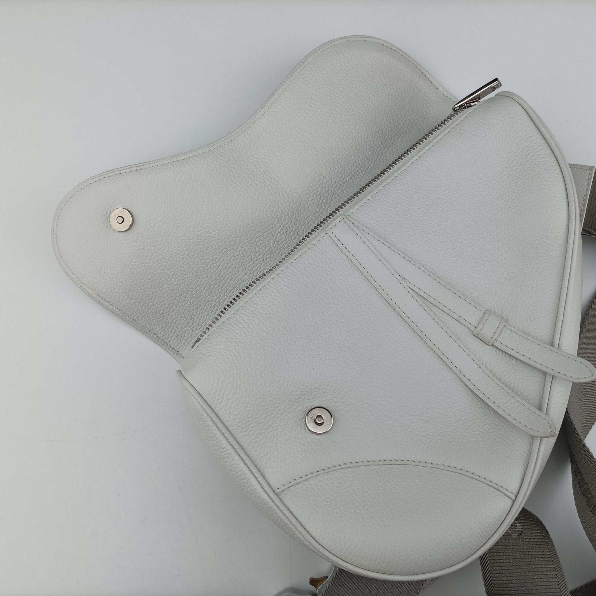 Saddle White leather 06-BO-1119サドル ホワイト レザー 06-BO-1119