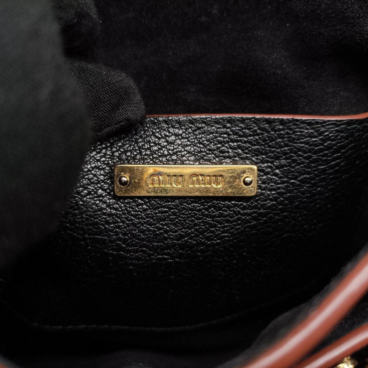 Miu Lady Black Leather 37ミュウレディ ブラック レザー 37