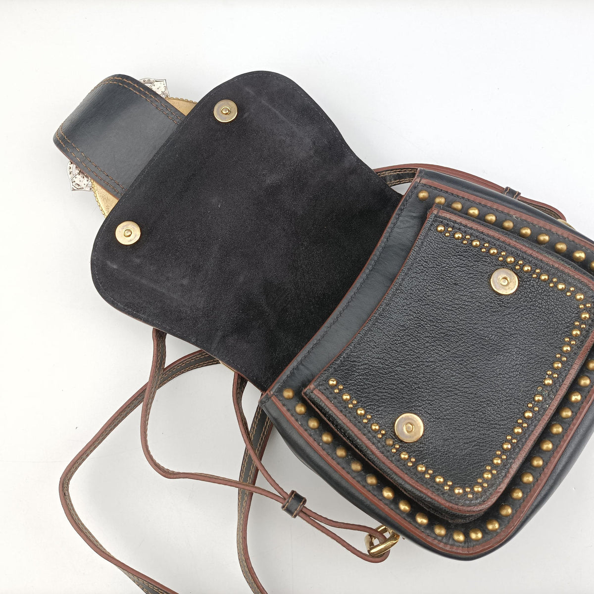 Miu Lady Black Leather 37ミュウレディ ブラック レザー 37