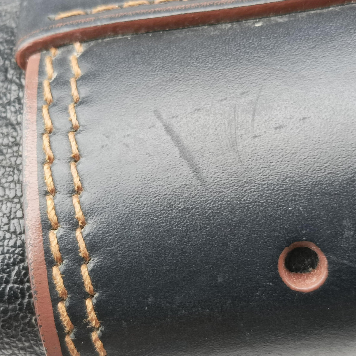 Miu Lady Black Leather 37ミュウレディ ブラック レザー 37